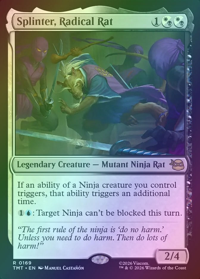Splinter, Radical Rat (TMT) (169) / Foil