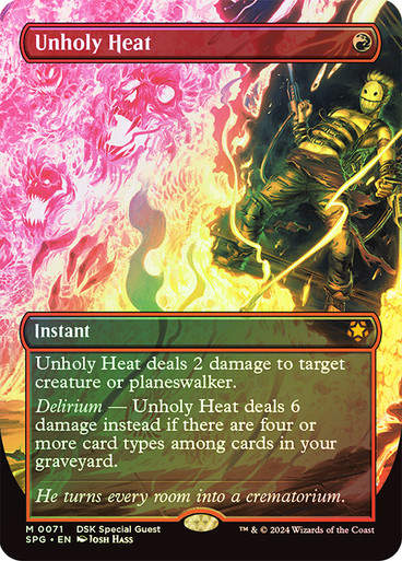 Unholy Heat (SPG) (71) / Foil / Borderless