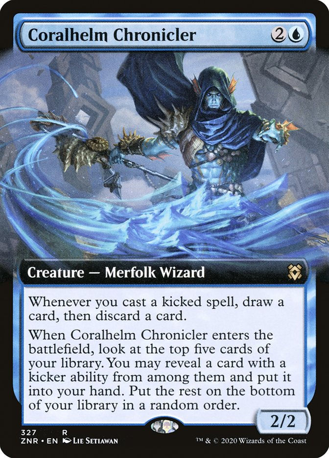 Coralhelm Chronicler (ZNR) (327) / Extended Art