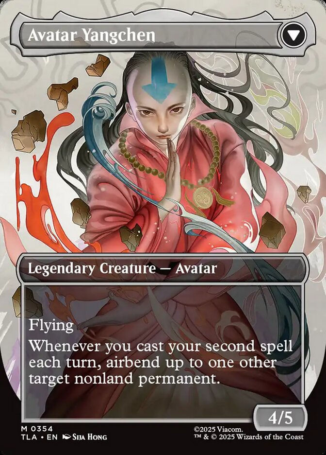 The Legend of Yangchen // Avatar Yangchen (TLA) (354) / Borderless — cara 2 de 2