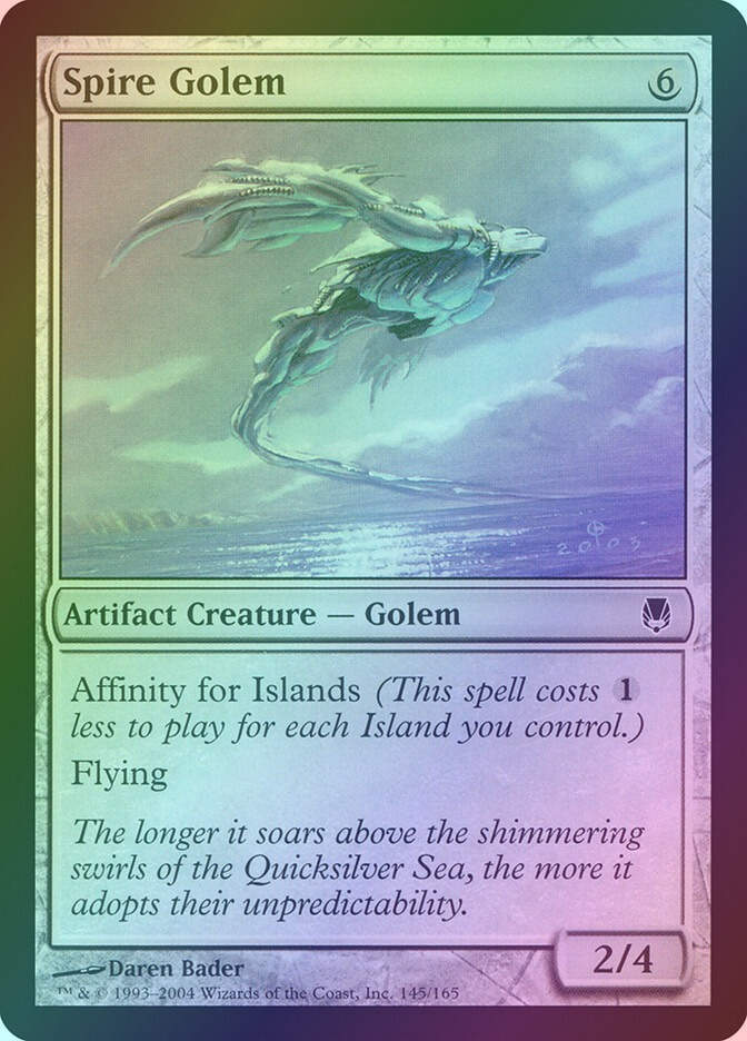 Spire Golem (DST) (145) / Foil