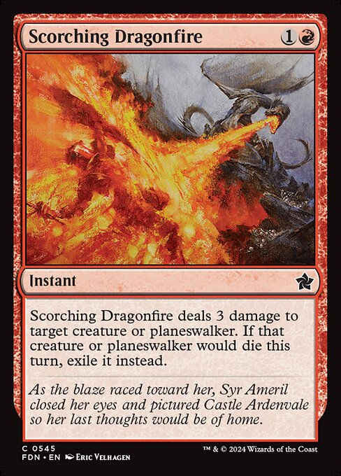 Scorching Dragonfire (FDN) (545) (Beginner)