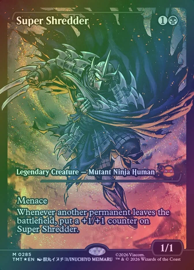 Super Shredder (TMT) (285) / Showcase / Foil