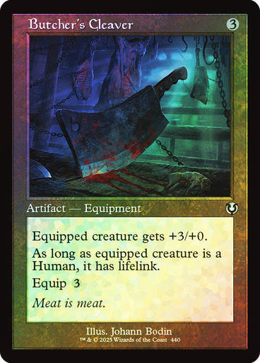 Butcher's Cleaver (INR) (440) / Foil Retro