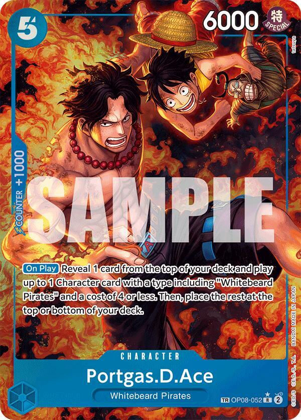 Portgas.D.Ace (TR) (OP08-052) / Foil