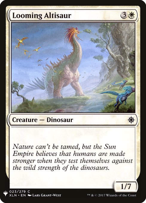 Looming Altisaur (PLST) (XLN-23)