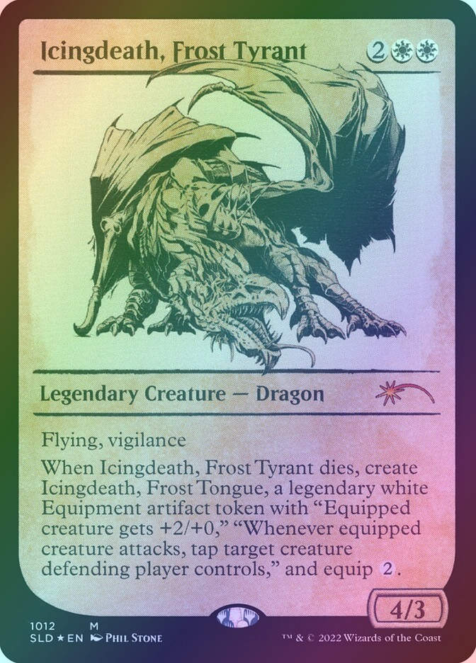 Icingdeath, Frost Tyrant (SLD) (1012b) / Showcase / Foil