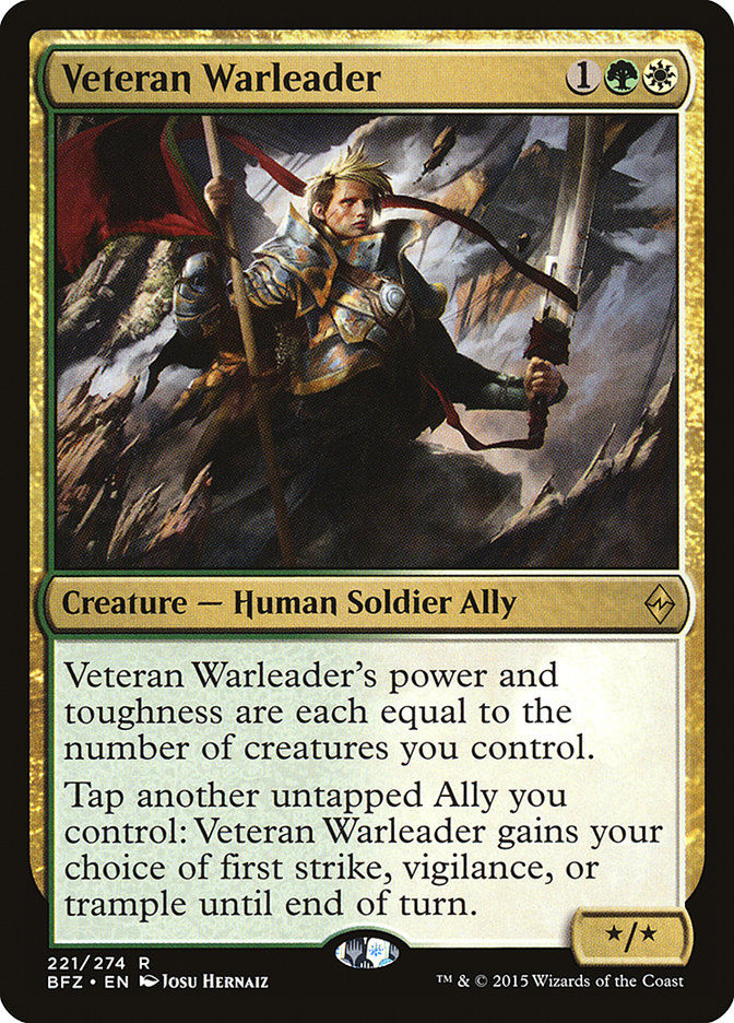 Veteran Warleader (BFZ) (221)