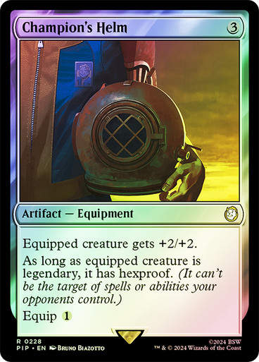 Champion's Helm (pip) (228) / Foil