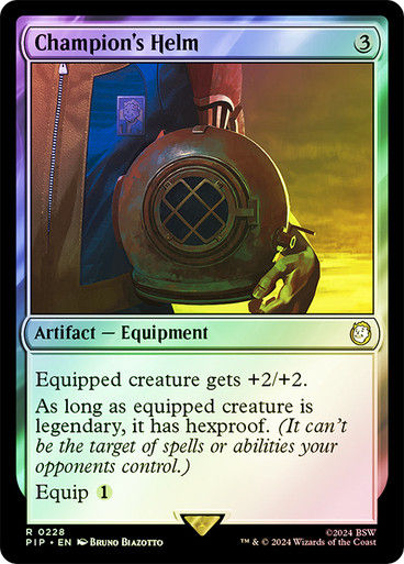 Champion's Helm (pip) (228) / Foil