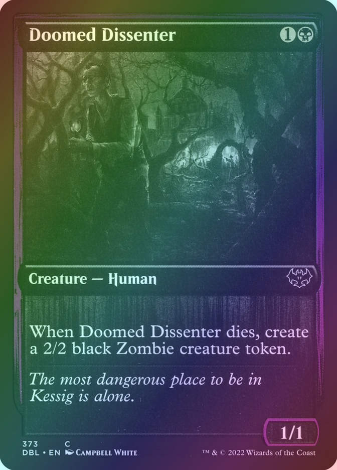 Doomed Dissenter (DBL) (373) / Foil