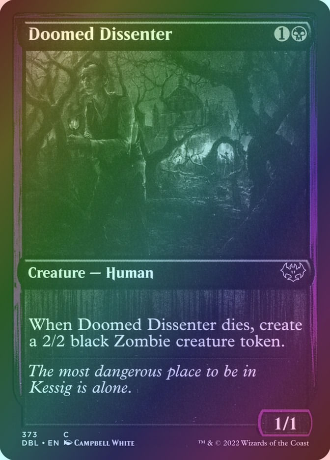 Doomed Dissenter (DBL) (373) / Foil