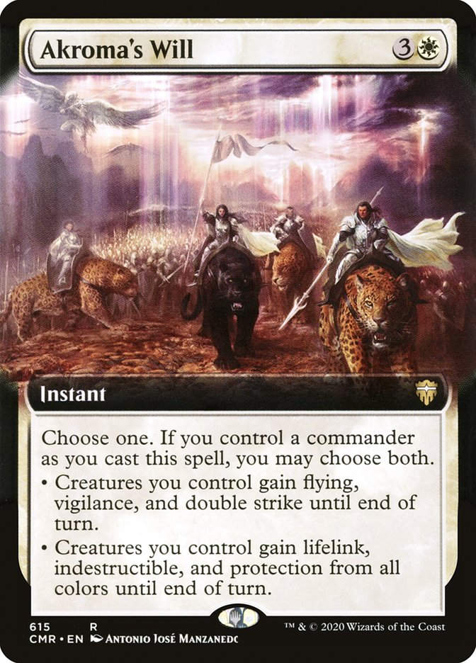 Akroma's Will (CMR) (615) / Extended Art