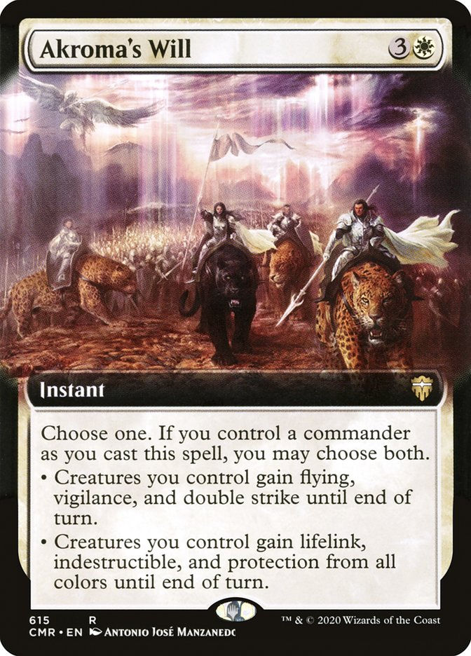 Akroma's Will (CMR) (615) / Extended Art