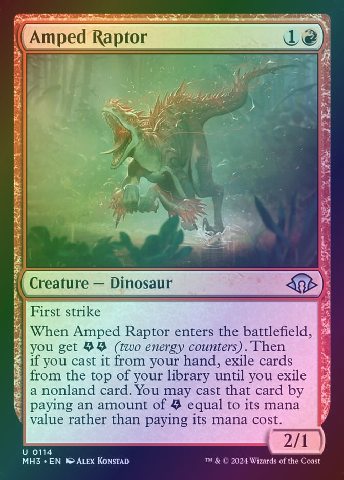 Amped Raptor (MH3) (114) / Foil