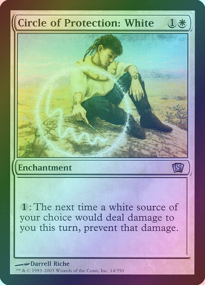 Circle of Protection: White (8ED) (14★) / Foil