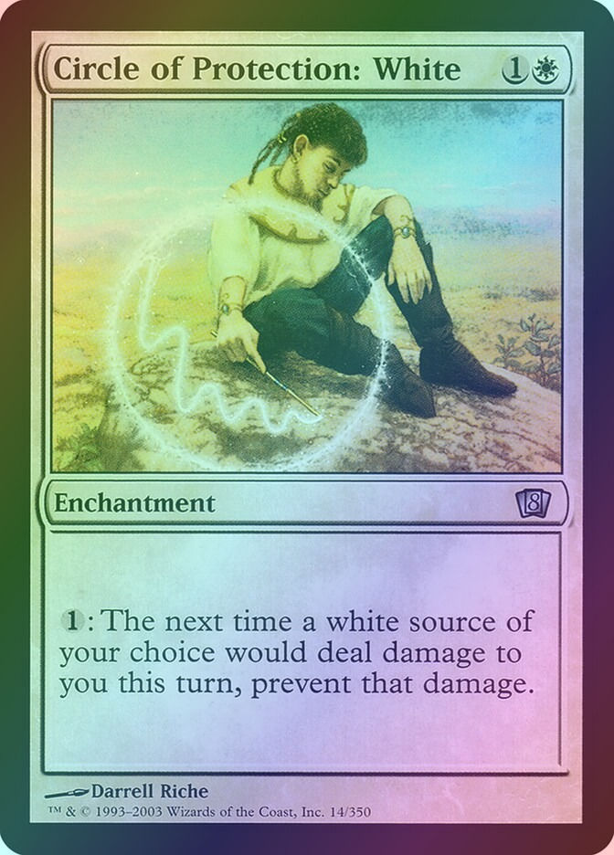 Circle of Protection: White (8ED) (14★) / Foil