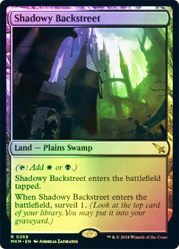 Shadowy Backstreet (mkm) (268) / Foil