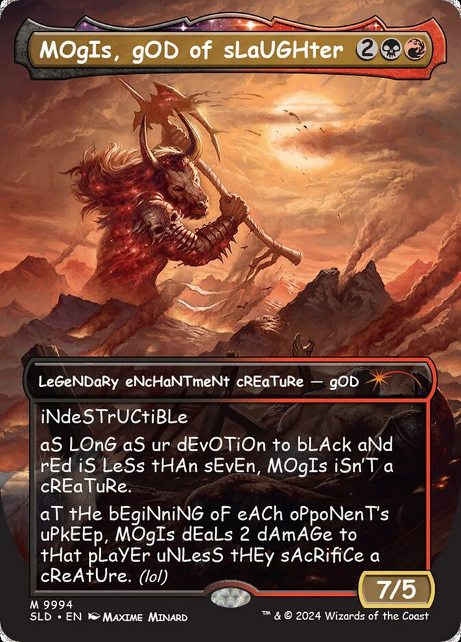 Mogis, God of Slaughter (SLD) (9994) / Borderless
