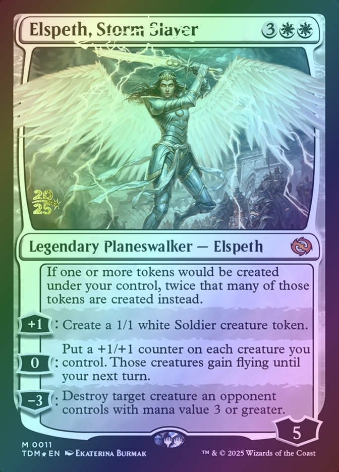 Elspeth, Storm Slayer (PTDM) (11s) / Foil