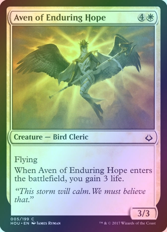 Aven of Enduring Hope (HOU) (5) / Foil