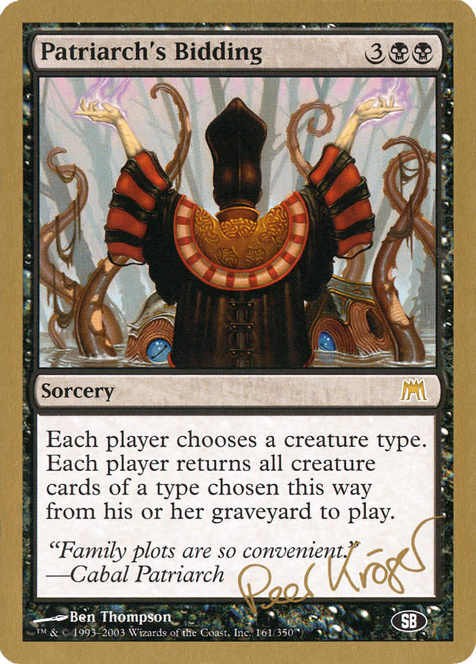 Patriarch's Bidding (WC03) (pk161sb)