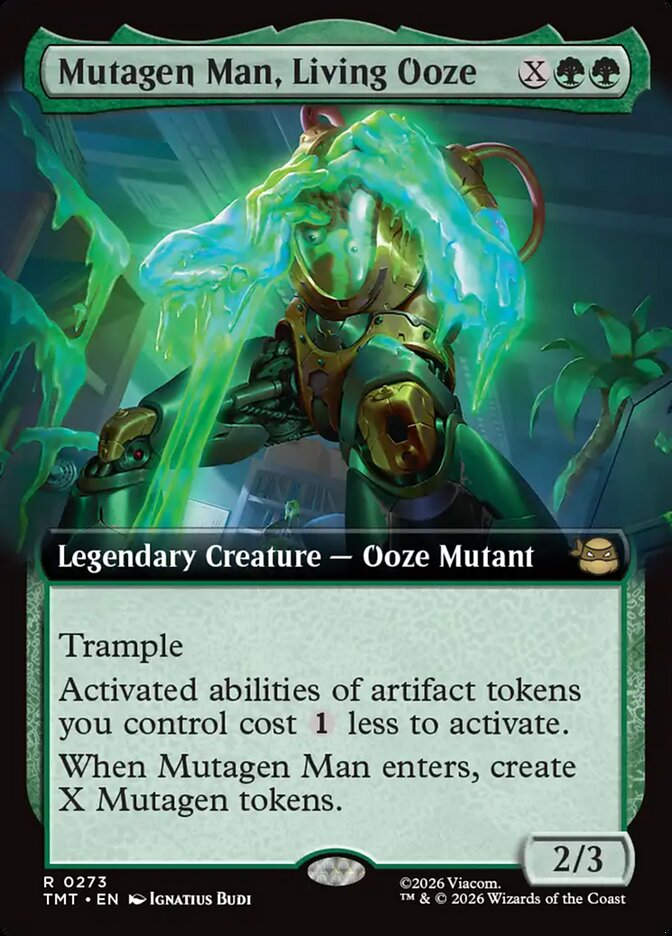 Mutagen Man, Living Ooze (TMT) (273) / Extended Art