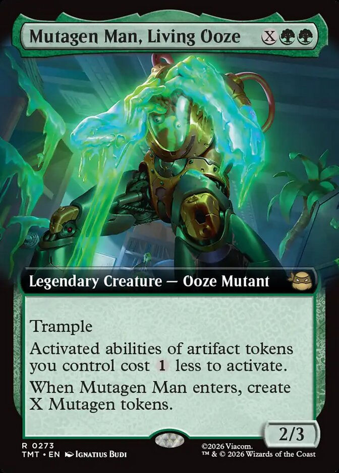Mutagen Man, Living Ooze (TMT) (273) / Extended Art