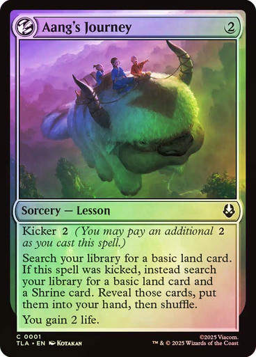 Aang's Journey (TLA) (1) / Foil