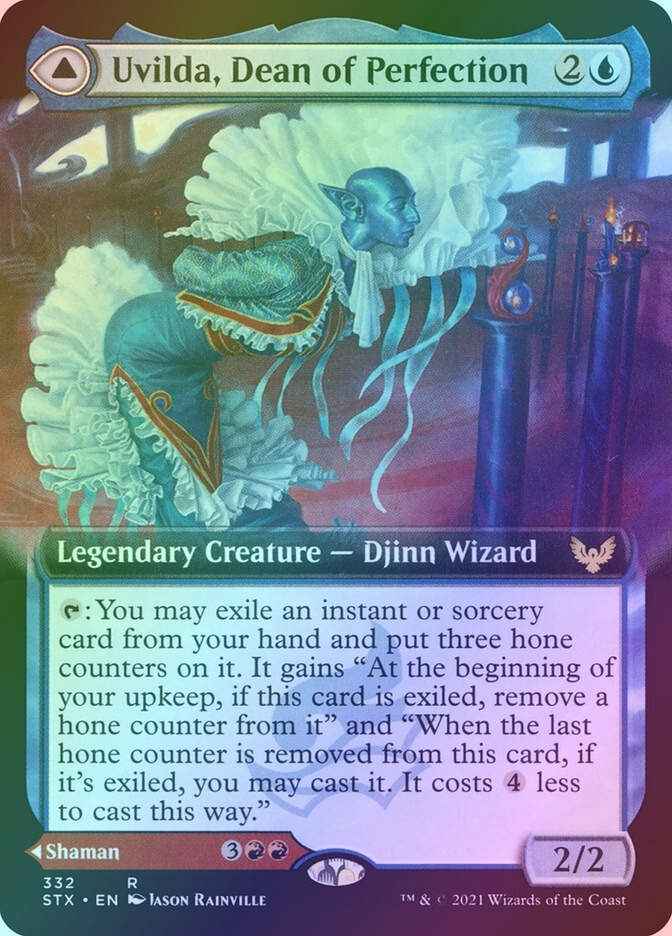 Uvilda, Dean of Perfection // Nassari, Dean of Expression (STX) (332) /Foil