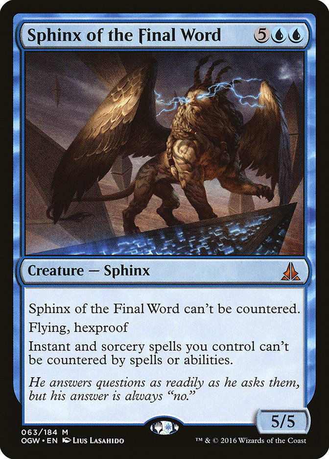 Sphinx of the Final Word (OGW) (63)