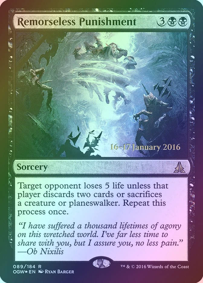 Remorseless Punishment (POGW) (89s) / Foil