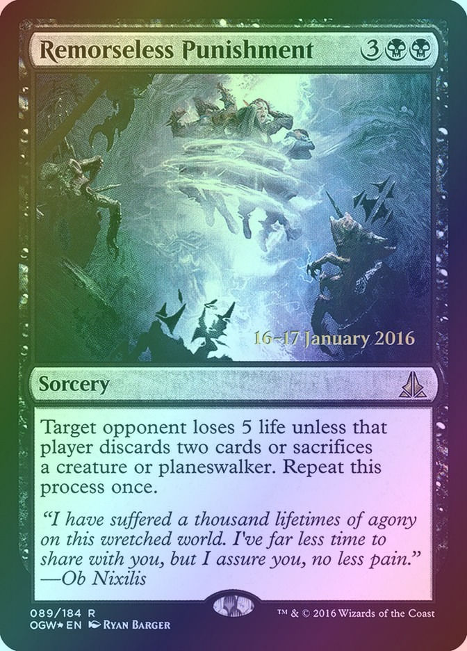 Remorseless Punishment (POGW) (89s) / Foil