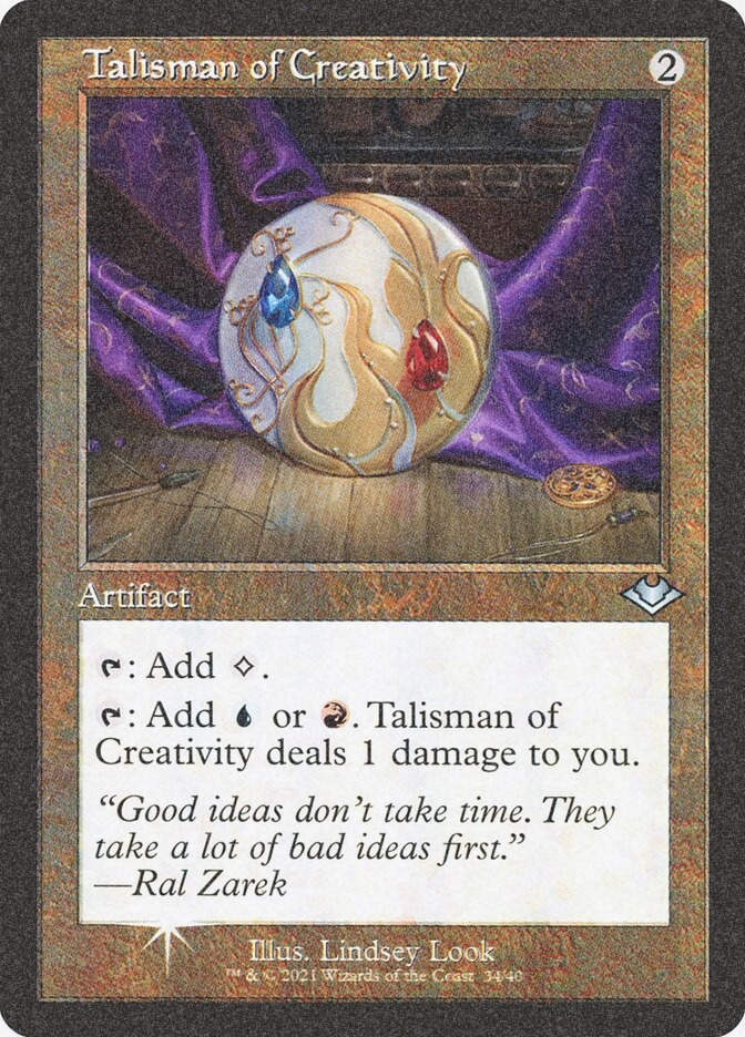 Talisman of Creativity (H1R) (34) / Foil Etched