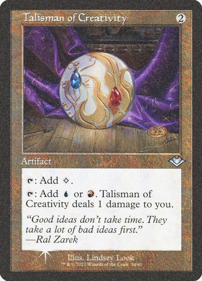 Talisman of Creativity (H1R) (34) / Foil Etched