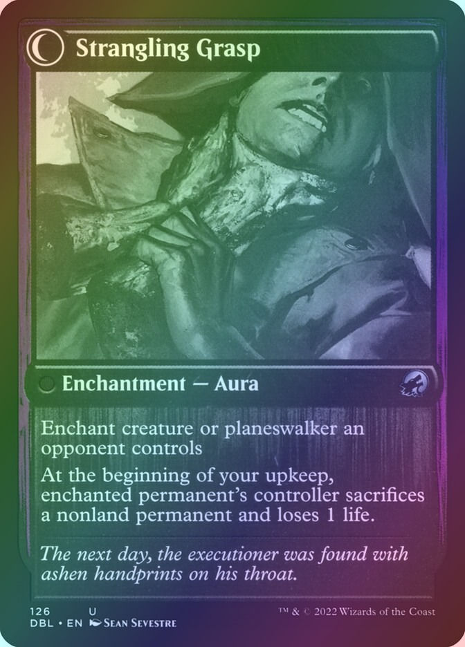 Vengeful Strangler // Strangling Grasp (DBL) (126) / Foil — cara 2 de 2