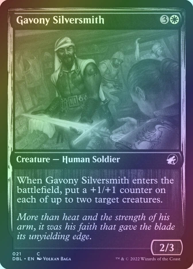 Gavony Silversmith (DBL) (21) / Foil