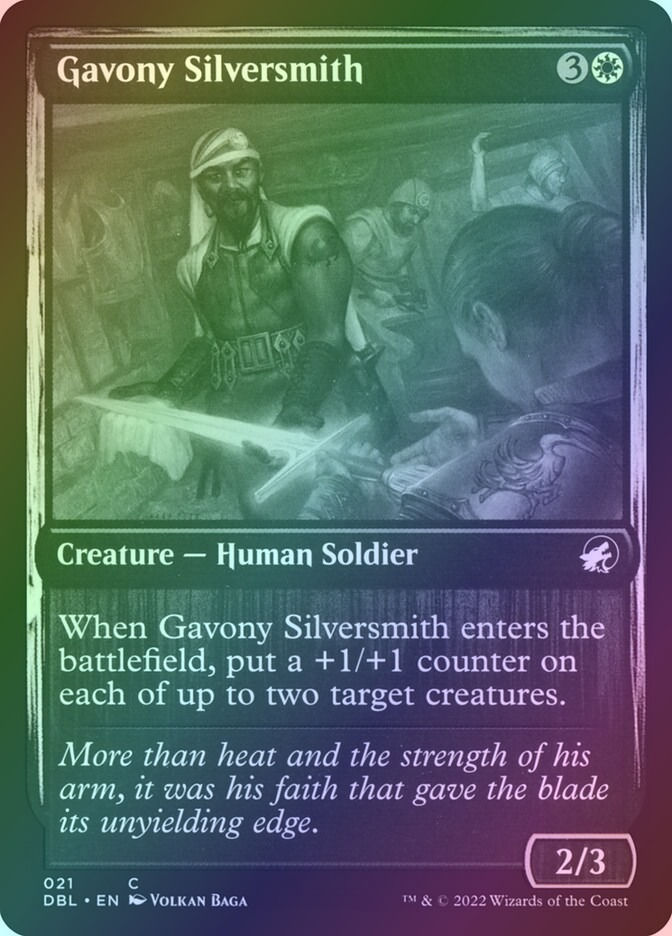 Gavony Silversmith (DBL) (21) / Foil