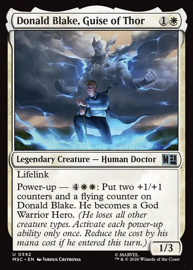 Donald Blake, Guise of Thor (MSC) (592)