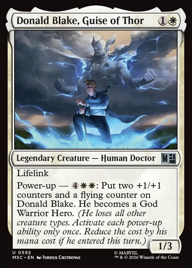 Donald Blake, Guise of Thor (MSC) (592)