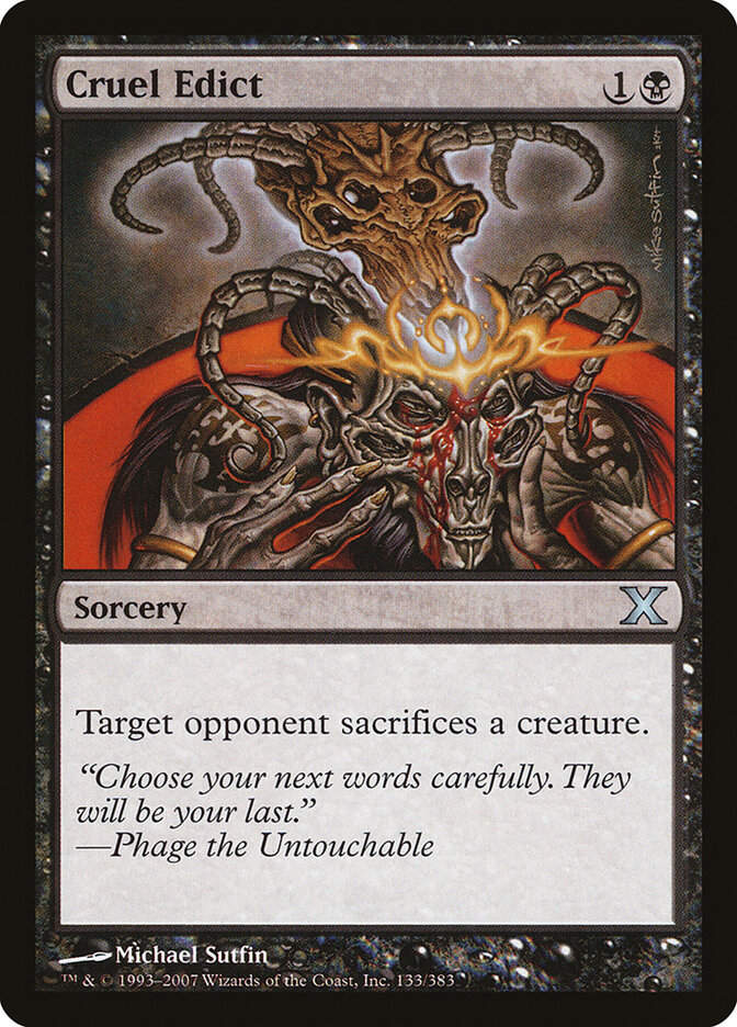 Cruel Edict (10E) (133)