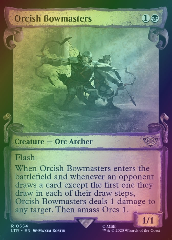 Orcish Bowmasters (LTR) (554) / Showcase / Foil