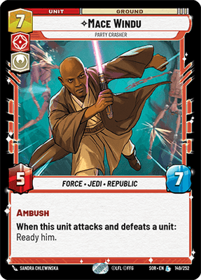 Mace Windu - Party Crasher (SOR_#149/252)