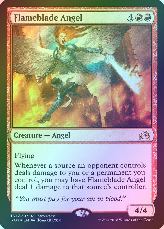 Flameblade Angel (PSOI) (157) / Foil