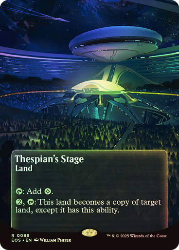 Thespian's Stage (EOS) (89) / Borderless / Foil