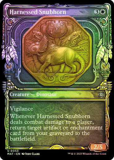 Harnessed Snubhorn (MAT) / Showcase / Foil