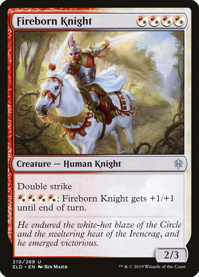 Fireborn Knight (ELD) (210)