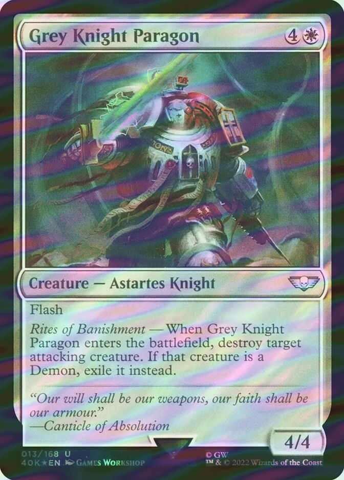 Grey Knight Paragon (40K) (13★) / Surge Foil