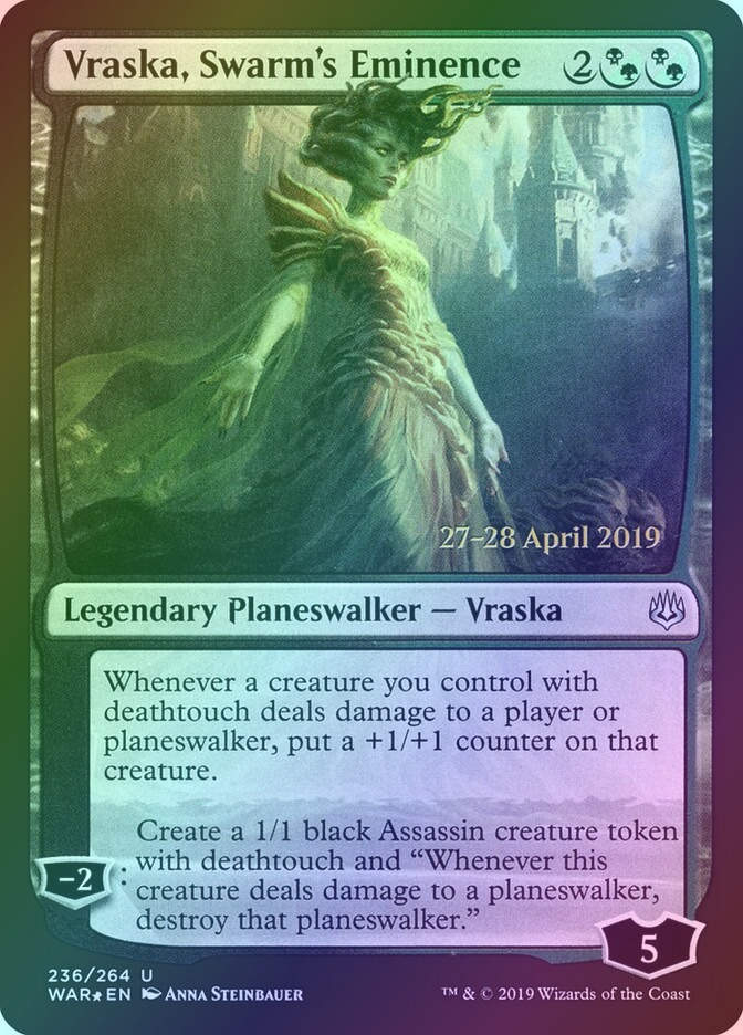 Vraska, Swarm's Eminence (PWAR) (236s) / Foil