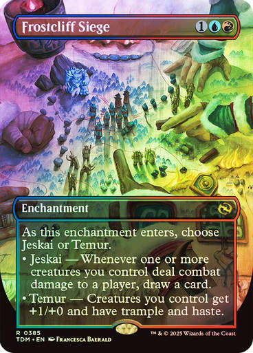 Frostcliff Siege (TDM) (385) / Foil / Borderless